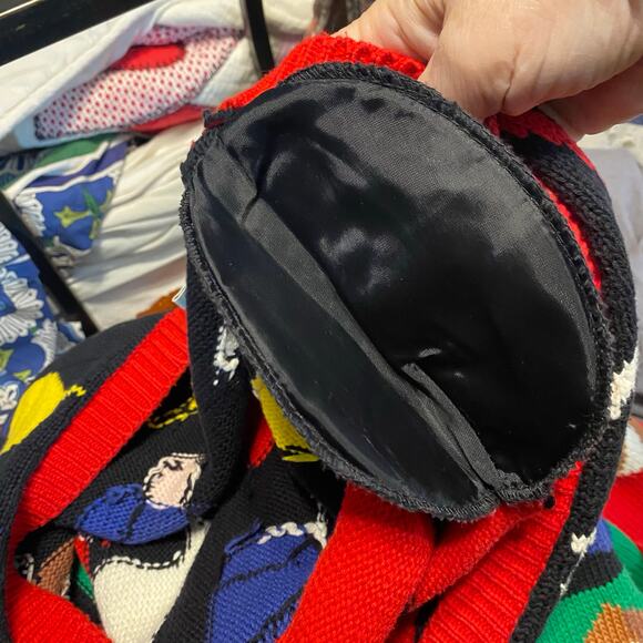 Vintage Jack B. Quick Football Cardigan Sweater 80s Sports Knit Medium hong kong - Picture 9 of 11